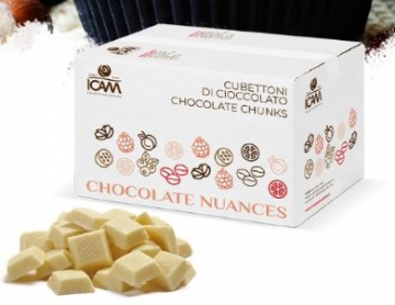 ICAM Passionfruit White Chocolate Nuances 4kg